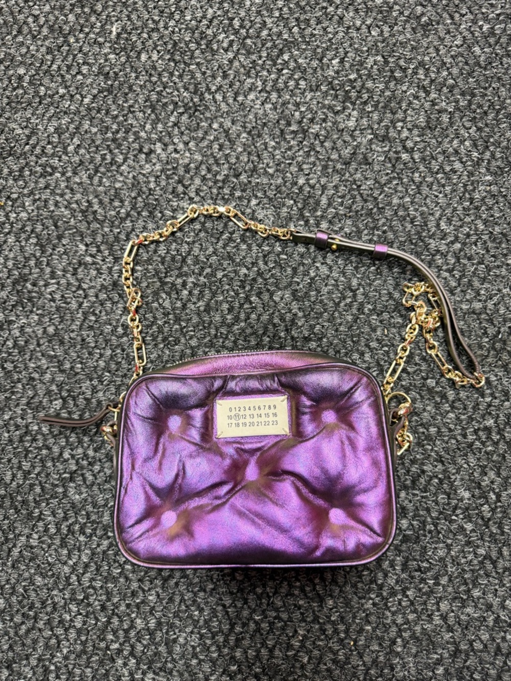 Maison Martin Margiela Glam Slam Leather Crossbody Camera Bag